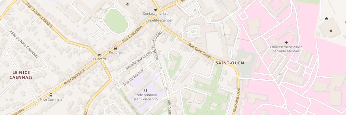 Plan du 12 Rue Saint-Ouen à Caen