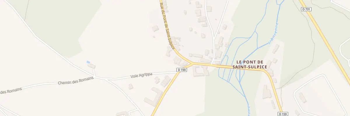 Plan du 34 Rue du Pont de St Sulpice à Val-de-Cognac