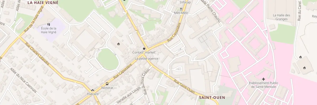 Plan du 99 Rue Caponière à Caen