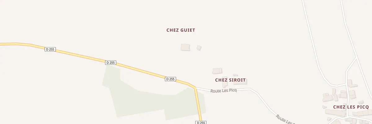 Plan du 5006 Chez Guiet à Expiremont