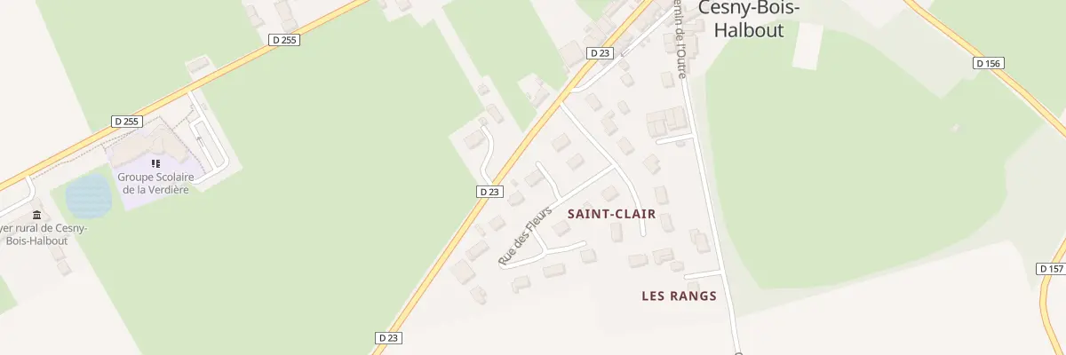 Plan du 4 Rue des Fleurs à Cesny-les-Sources