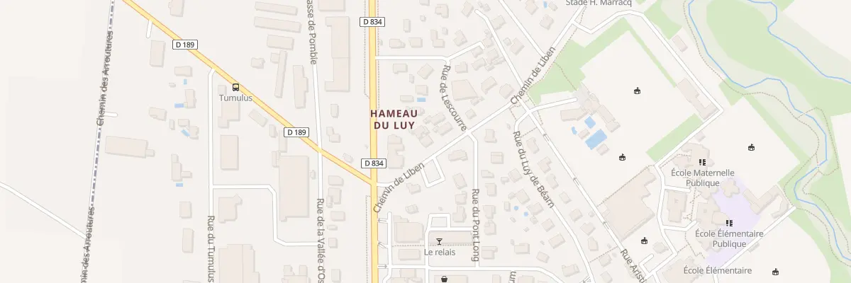 Plan du 3 Che de Liben à Serres-Castet