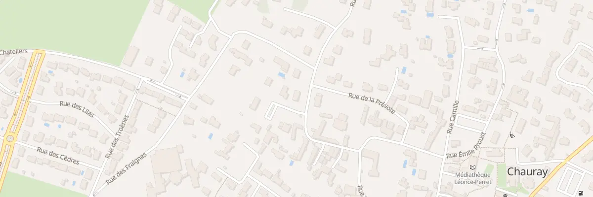 Plan du 91 Rue de la Maison Neuve à Chauray