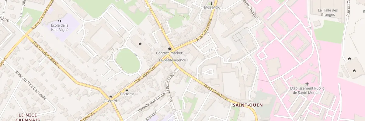 Plan du 9 Rue Saint-Ouen à Caen