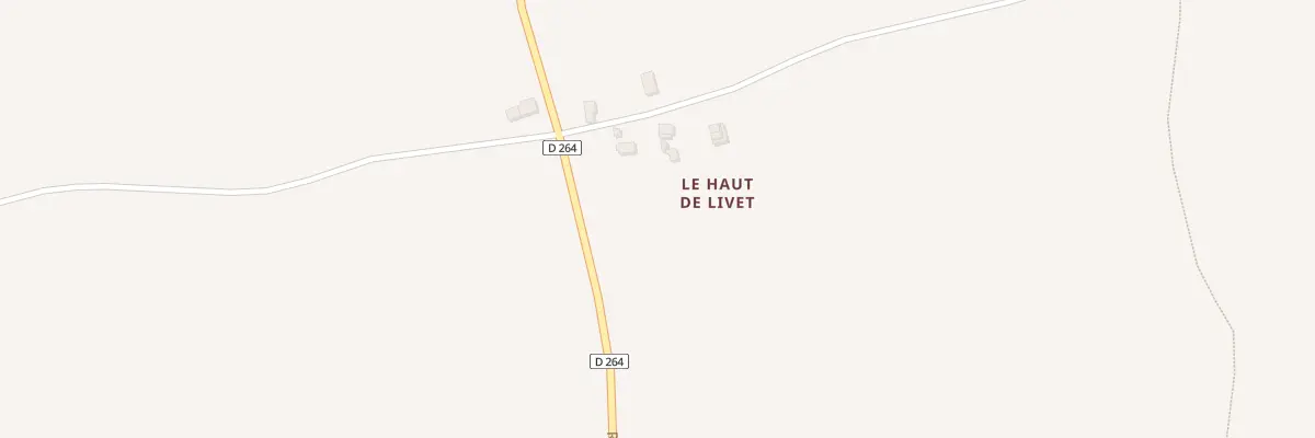 Plan du 86 Le Haut de Livet à Madré