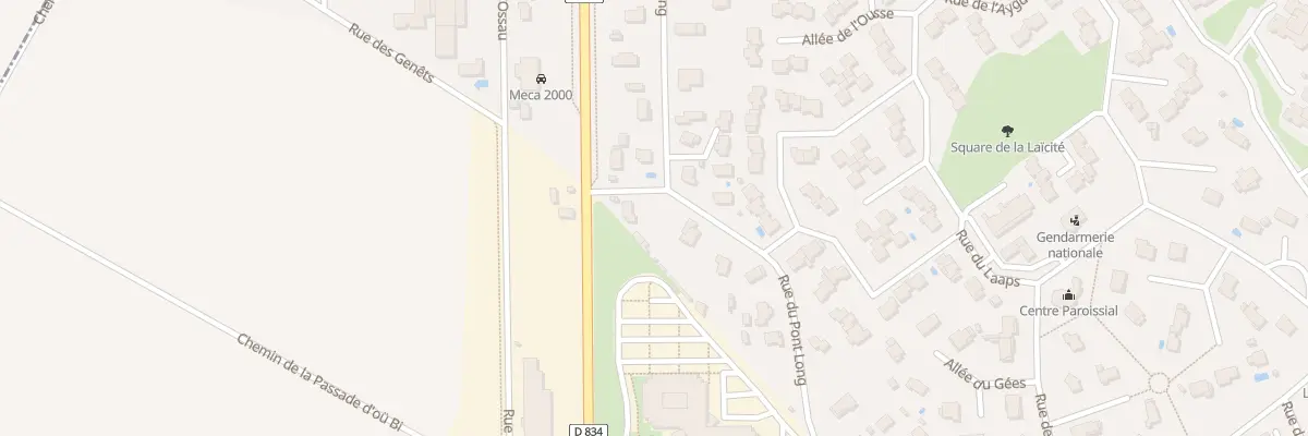 Plan du 34T Rue du Pont Long à Serres-Castet