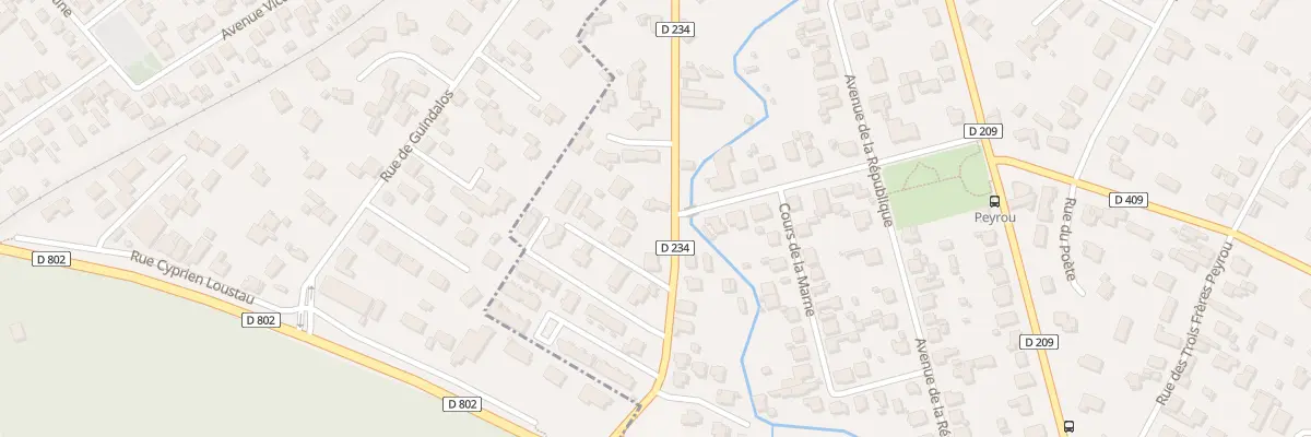 Plan du 38 Av Pasteur à Gelos
