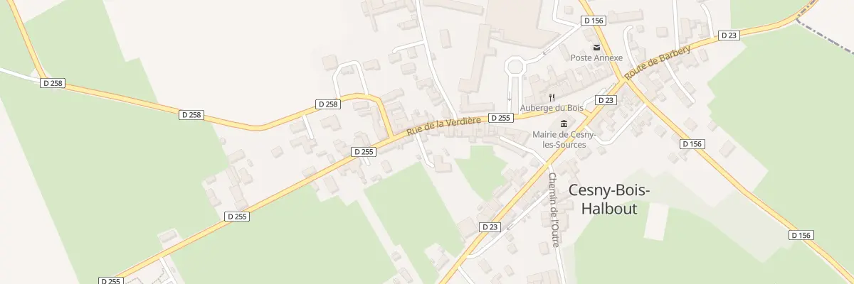 Plan du 13 Rue de la Verdière à Cesny-les-Sources