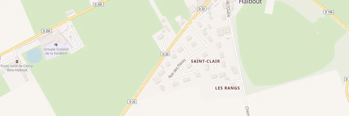 Plan du 6 Rue des Fleurs à Cesny-les-Sources