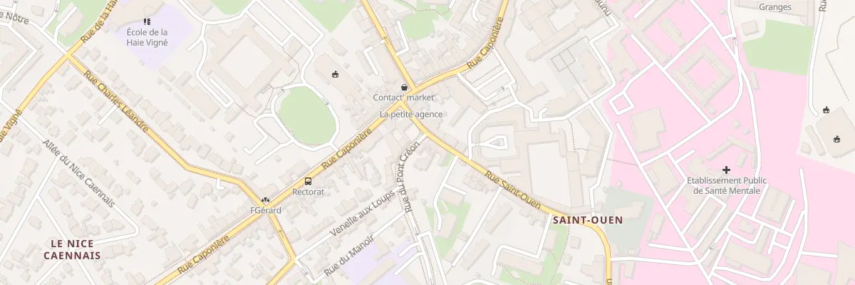 Plan du 6 Rue Saint-Ouen à Caen