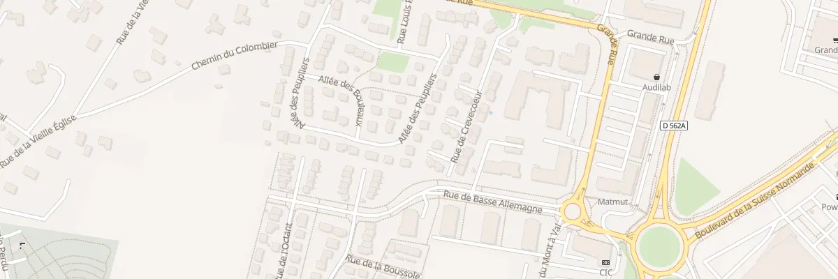 Plan du 48 All des Peupliers à Fleury-sur-Orne