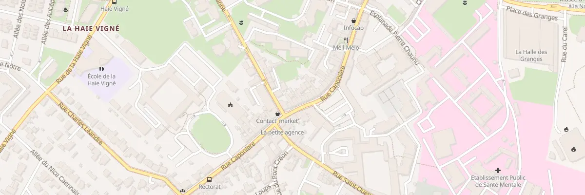 Plan du 142 Rue Caponière à Caen