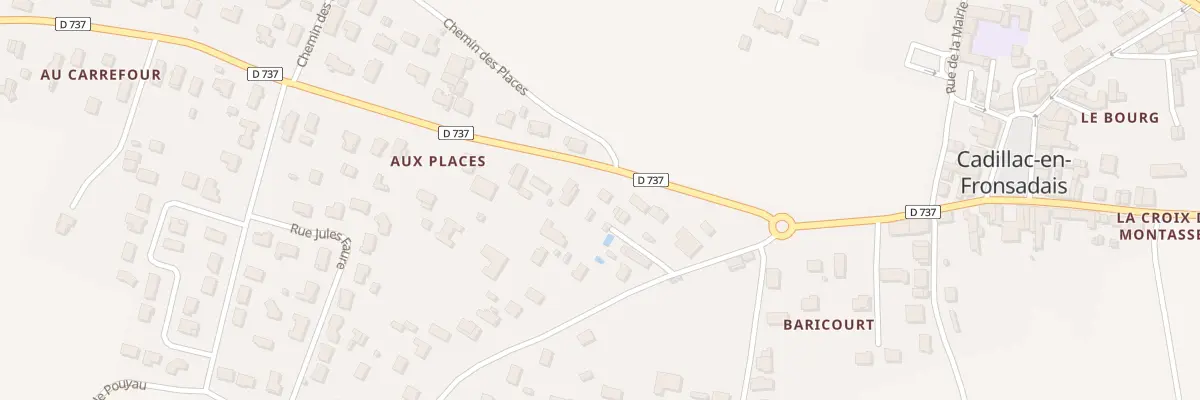 Plan du 8 Rue de Saint Romain à Cadillac-en-Fronsadais