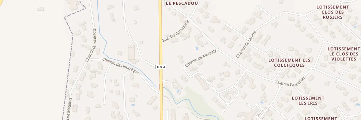 Plan du 10 Che du Moundy à Serres-Castet