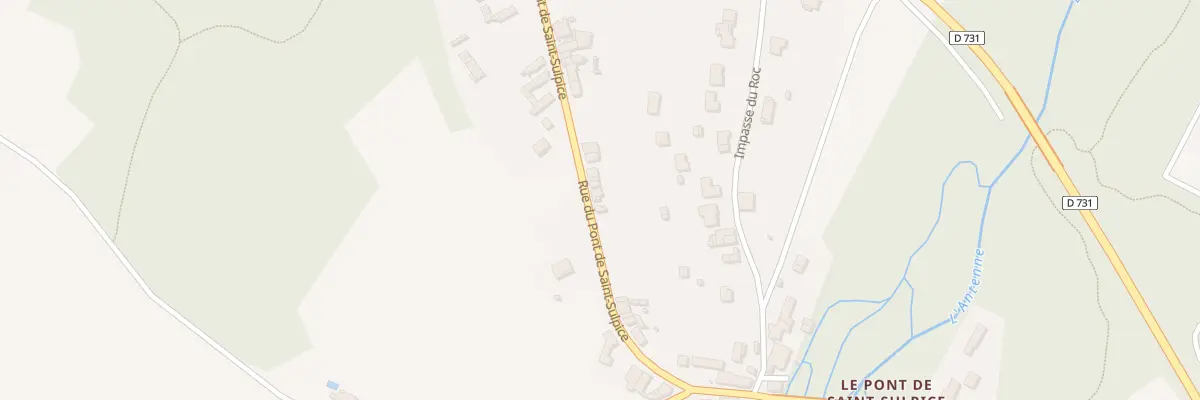 Plan du 27 Rue du Pont de Saint Sulpice à Val-de-Cognac