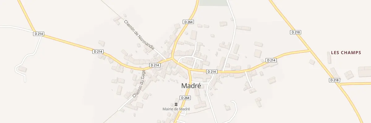 Plan du 8 Pl de l’Eglise à Madré