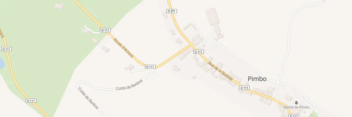 Plan du 20 Au Bourg à Pimbo
