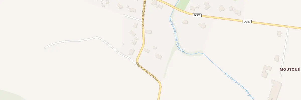 Plan du 2314 Che de Cournet à Renung