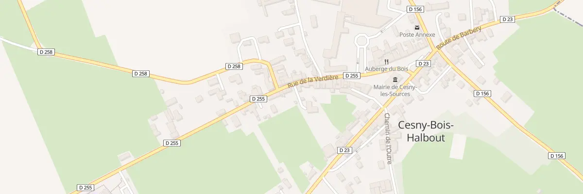 Plan du 17 Rue de la Verdière à Cesny-les-Sources