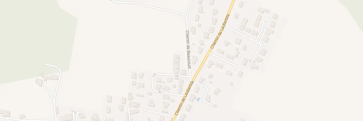 Plan du 1 Che de Beaucourt à Val de Virvée