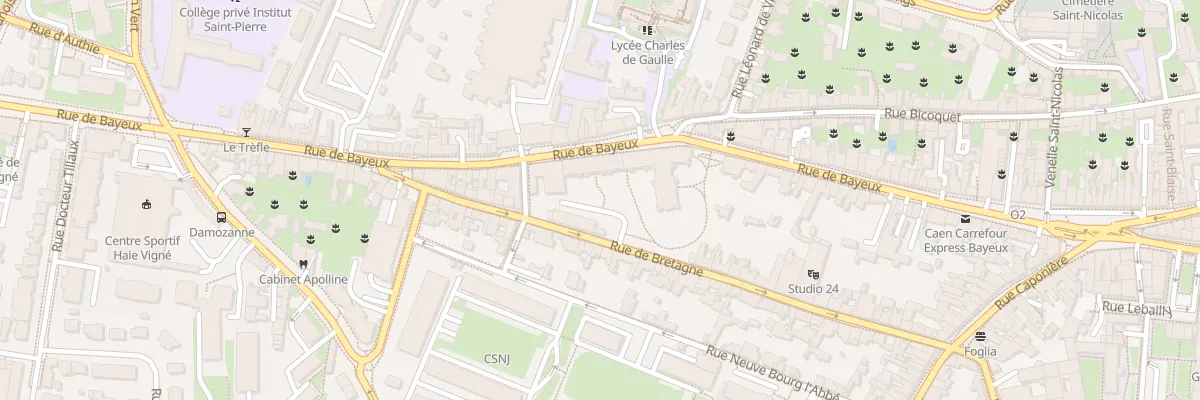 Plan du 67 Rue de Bayeux à Caen