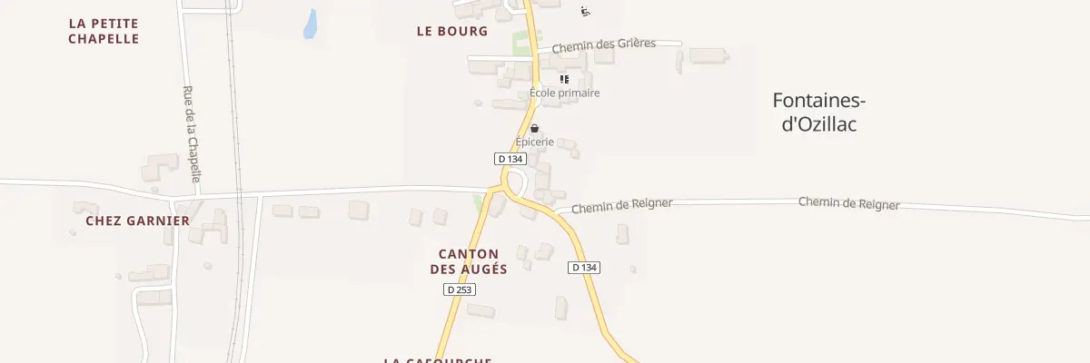 Plan du 1 Pl du Docteur Fleury à Fontaines-d’Ozillac
