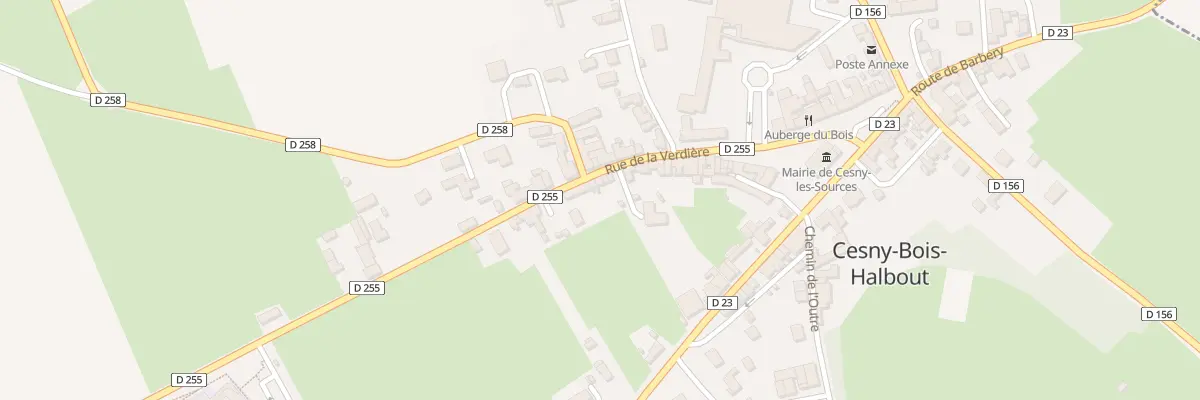 Plan du 21 Rue de la Verdière à Cesny-les-Sources