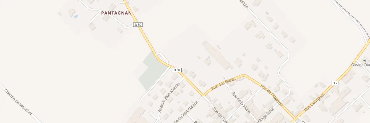 Plan du 28 Rue du Tursan à Geaune