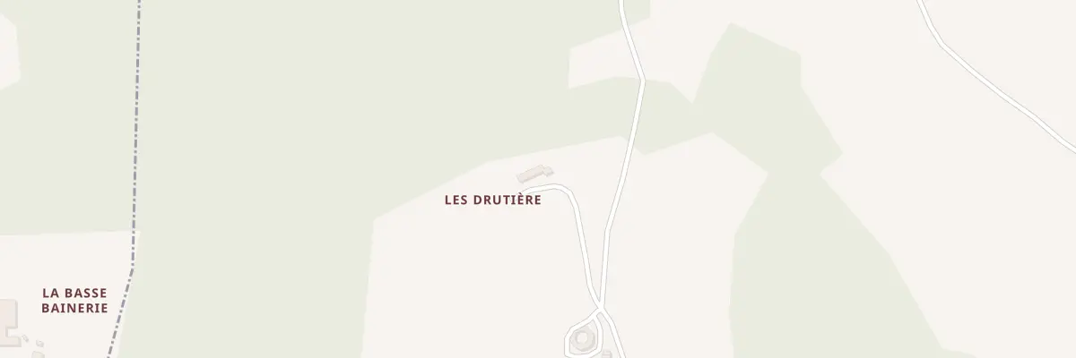 Plan du 1 Les Drutières à Baracé
