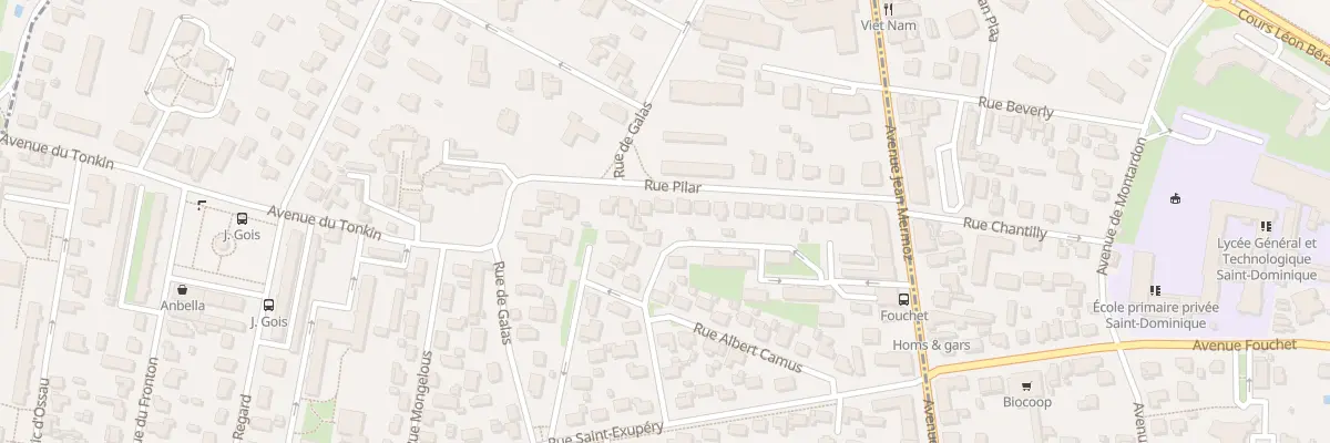 Plan du 19 Rue Pilar à Billère