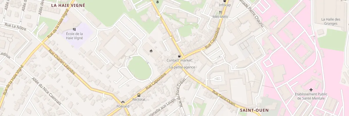 Plan du 154 Rue Caponière à Caen