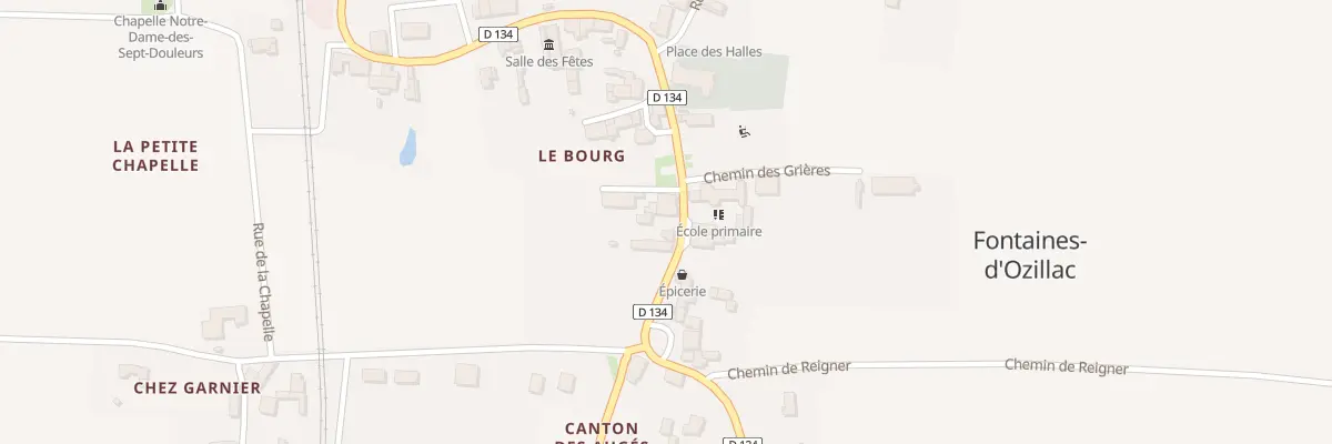 Plan du 2 Rue de la Romagere à Fontaines-d’Ozillac