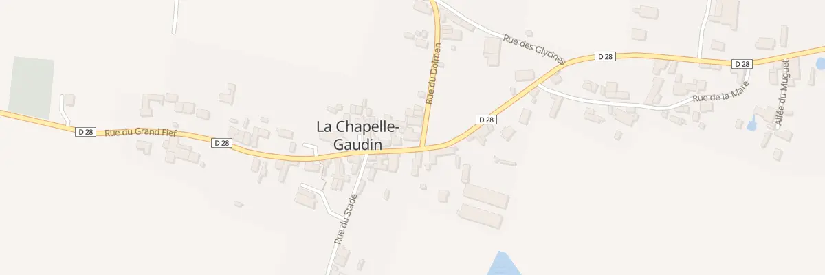 Plan du 1 Rue du Dolmen Chapelle Gaudin à Argentonnay