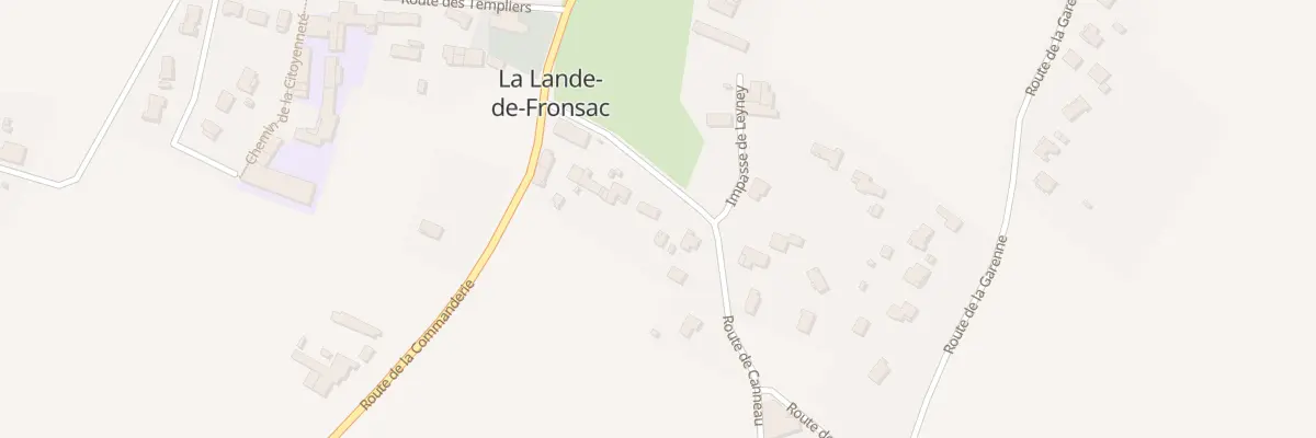 Plan du 110 Rte de Canneau à La Lande-de-Fronsac