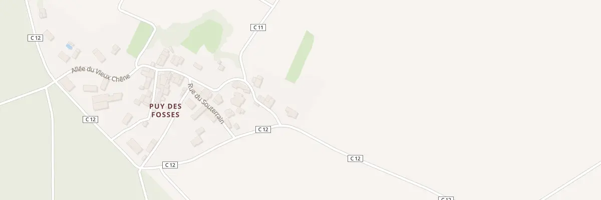 Plan du 25 Rte Puy des Fosses aux Fosses