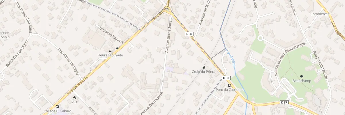 Plan du 3 Av Bernadotte à Jurançon