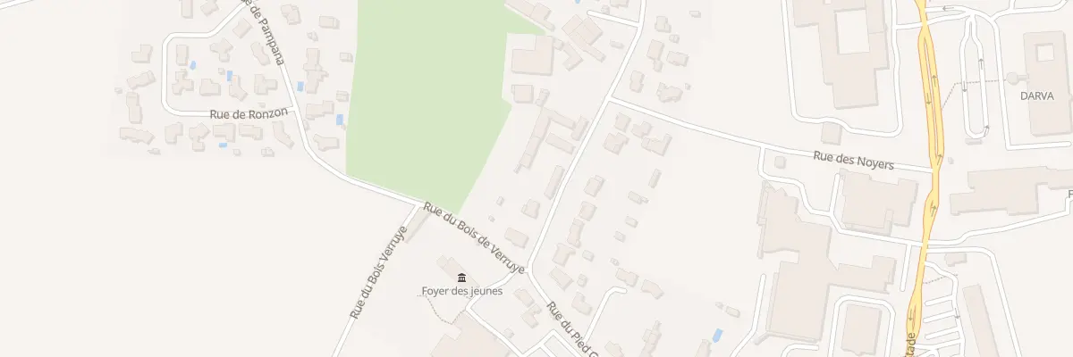 Plan du 190 Rue de Pied Griffier à Chauray