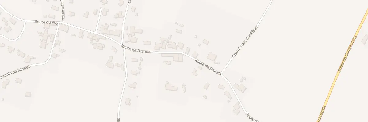 Plan du 445 Rte de Branda à La Lande-de-Fronsac