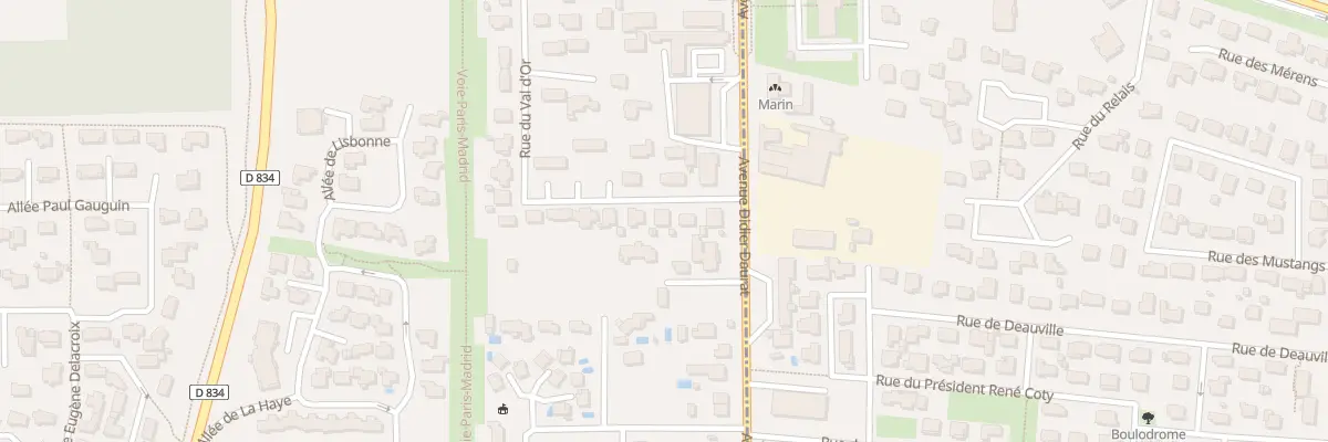 Plan du 7 Rue du Val d’Or à Lons