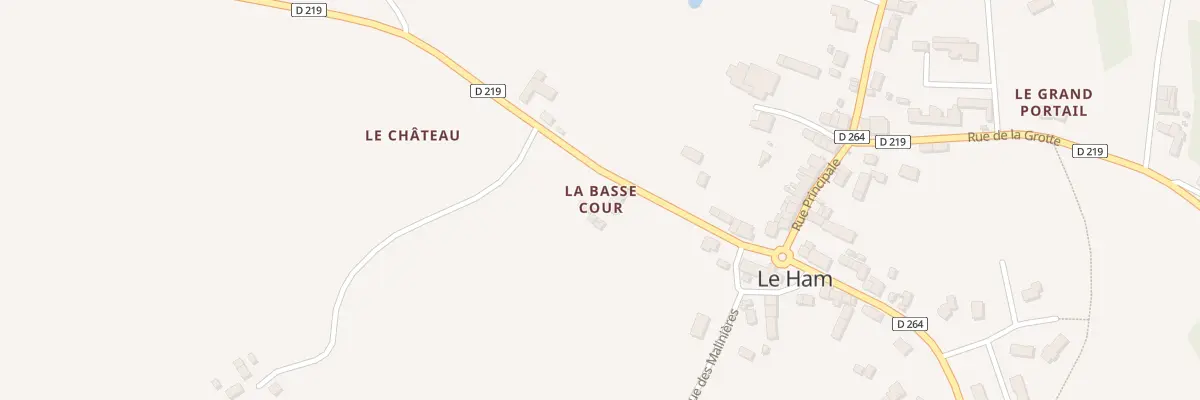 Plan du 1 La Basse Cour au Ham