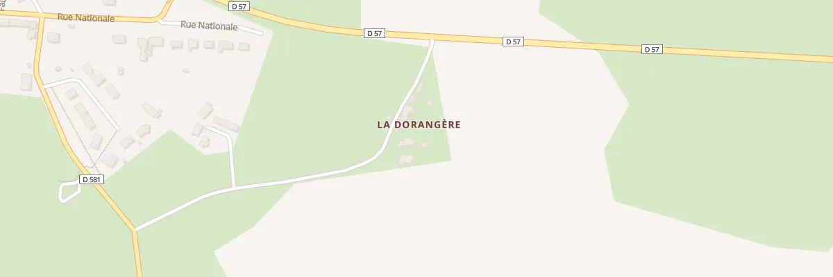 Plan du 4 La Dorangère à Blandouet-Saint Jean