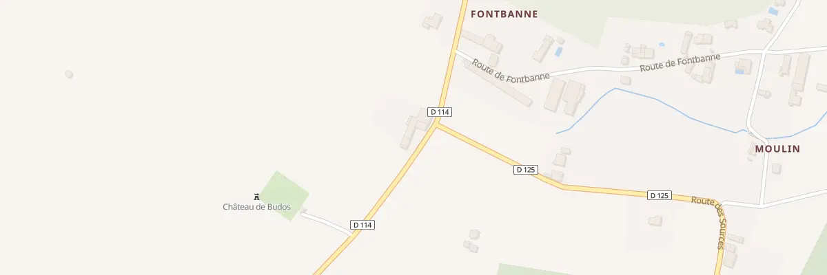 Plan du 769 Rue du Château à Budos