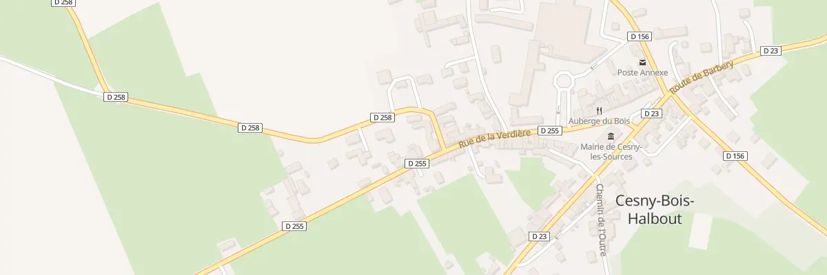 Plan du 8 Rue de la Verdière à Cesny-les-Sources