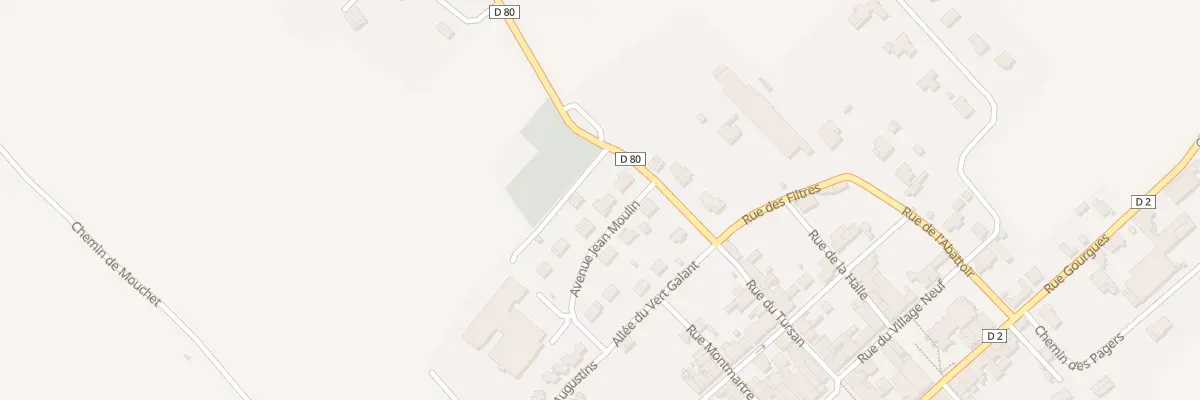 Plan du 4 Av Jean Moulin à Geaune