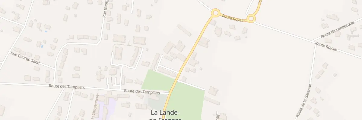 Plan du 164 Rte de la Commanderie à La Lande-de-Fronsac