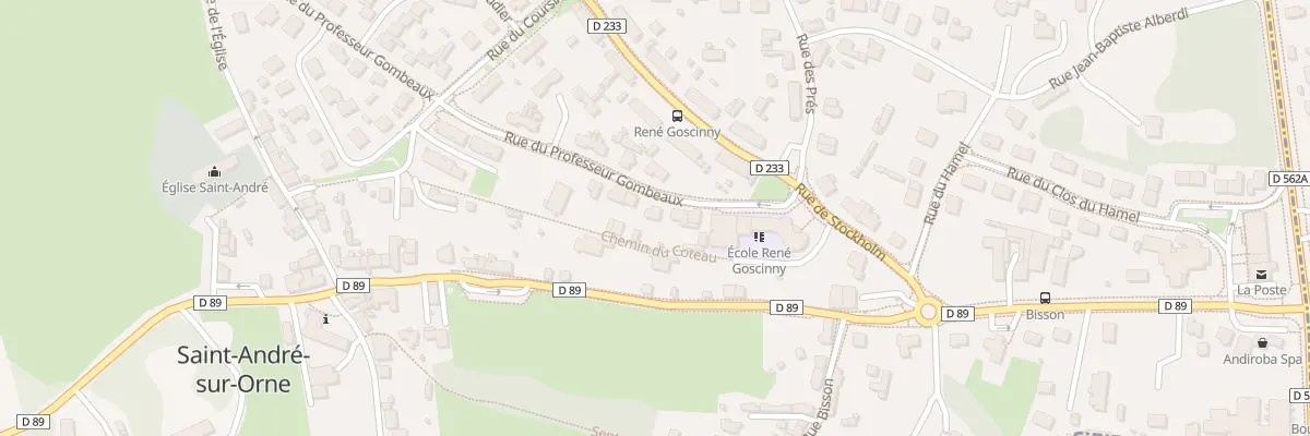Plan du 7 Rue du Professeur Gombeaux à Saint-André-sur-Orne