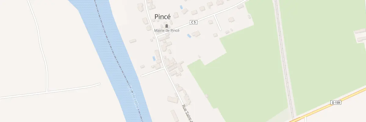 Plan du 13 Rue Saint Aubin à Pincé