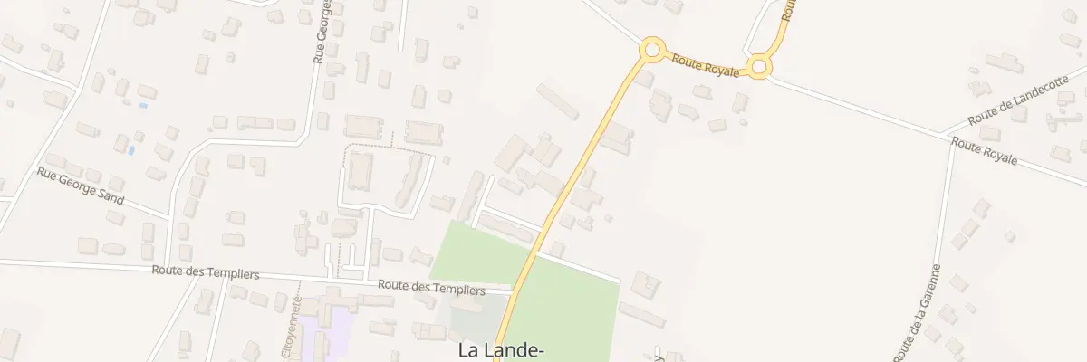 Plan du 166 Rte de la Commanderie à La Lande-de-Fronsac