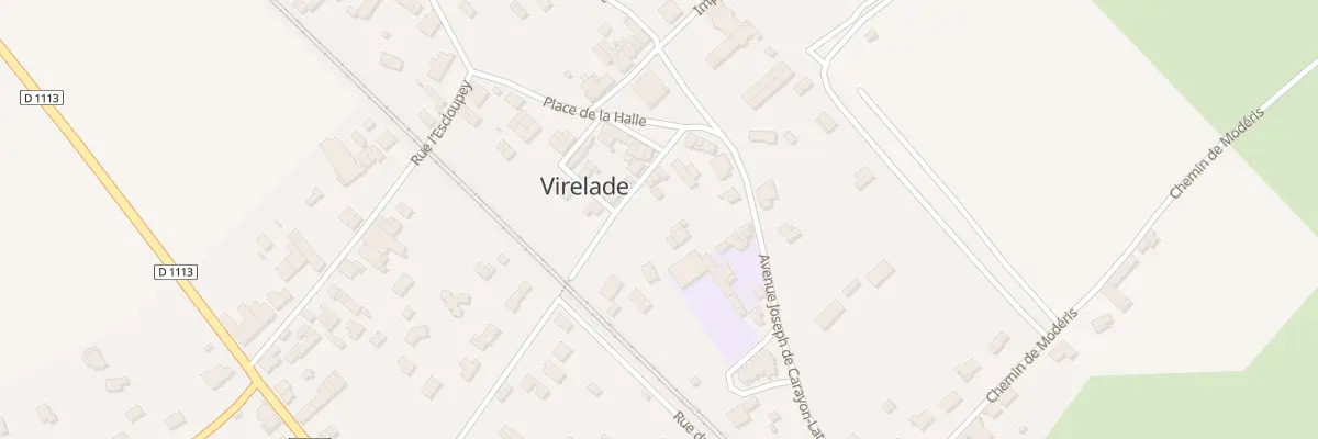 Plan du 5 Rue du Bourg à Virelade