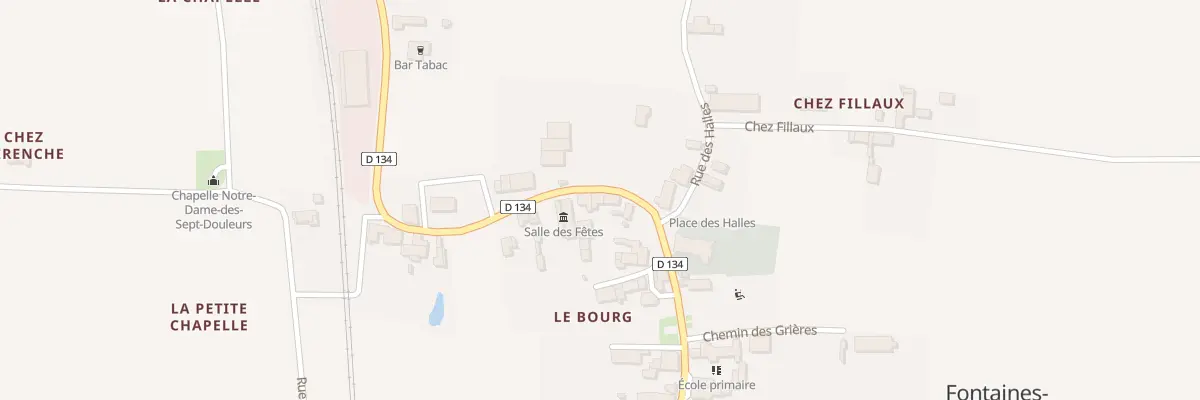 Plan du 7 Rue St Laurent à Fontaines-d’Ozillac